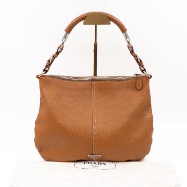 Shoulder Bag Brown Leather