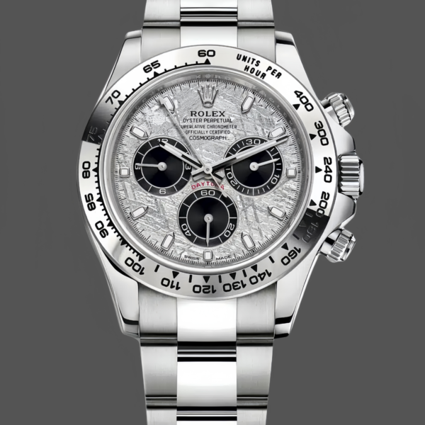 Rolex Cosmograph Daytona 116509 Gray Arabic Dial White Gold 40MM Mens Replica Watch