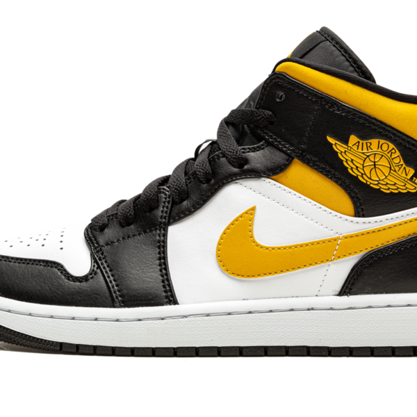 Air Jordan 1 Mid "White / Pollen / Black" 554724 177