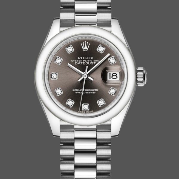 Rolex Datejust 279165 Sundust Diamonds Dial Domed Bezel 28mm Lady Replica Watch
