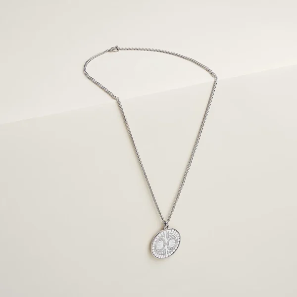 Medaille Bijou Deux Cors necklace, large