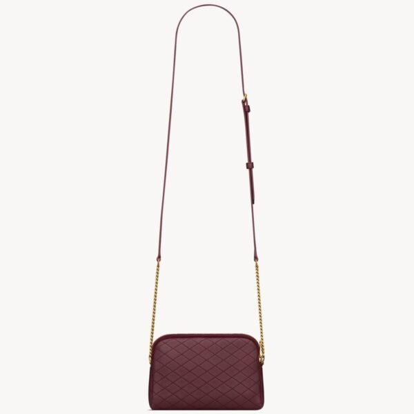 YSL Gaby Zipped Pouch in Quilted Lambskin