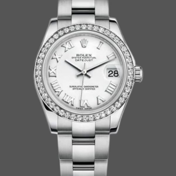 Rolex Datejust 178384 White Mother of pearl Dial 31MM Lady Replica Watch