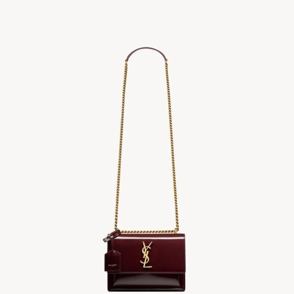 YSL Sunset Small in Patent Leather