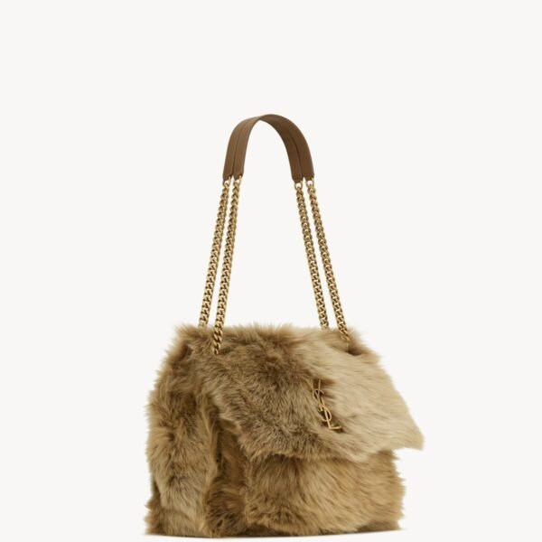 YSL Niki Large in Shearling