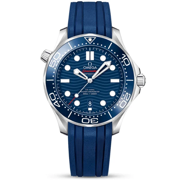 OMEGA Seamaster Diver 300m 42mm Blue Dial Two-Tone Men’s Bracelet Watch
