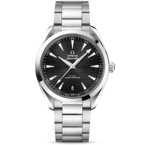 OMEGA Seamaster Aqua Terra 41mm Black Dial Men’s Rubber Strap Watch