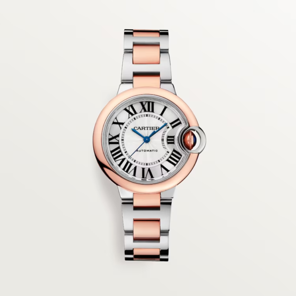 CARTIER BALLON BLEU Rose Gold Diamond 42mm