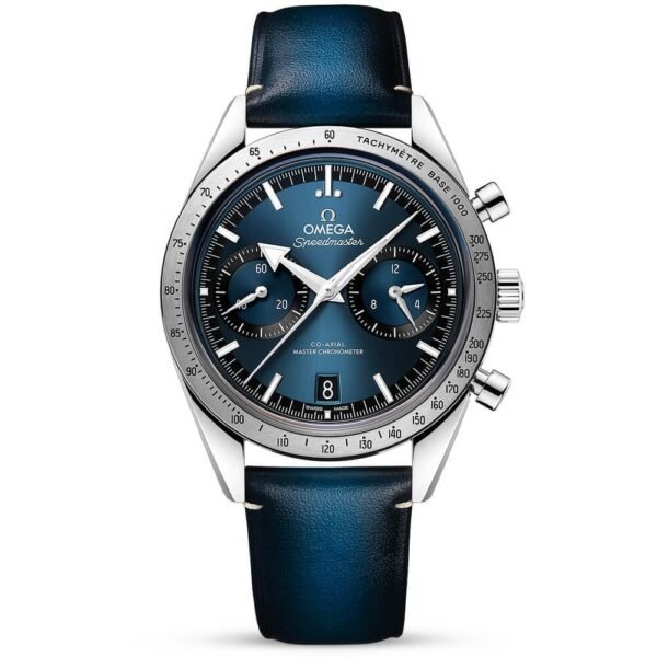 OMEGA Speedmaster ’57 40.5mm Blue Dial Chronograph Bracelet Watch