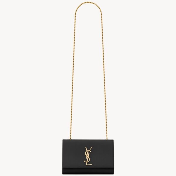 YSL Kate Small in Grain De Poudre Embossed Leather