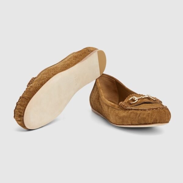 Womens ballet flat with Horsebit