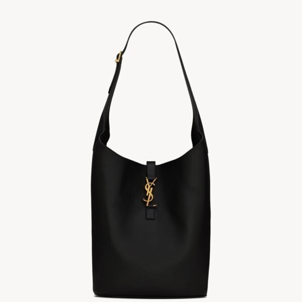 YSL LE 5 à 7 Hobo Grained Leather