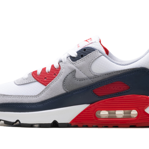 AIR MAX 90 "White/Cool Grey-university Red" DM0029 117