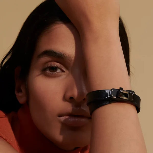 Kelly Double Circle So Black Bracelet