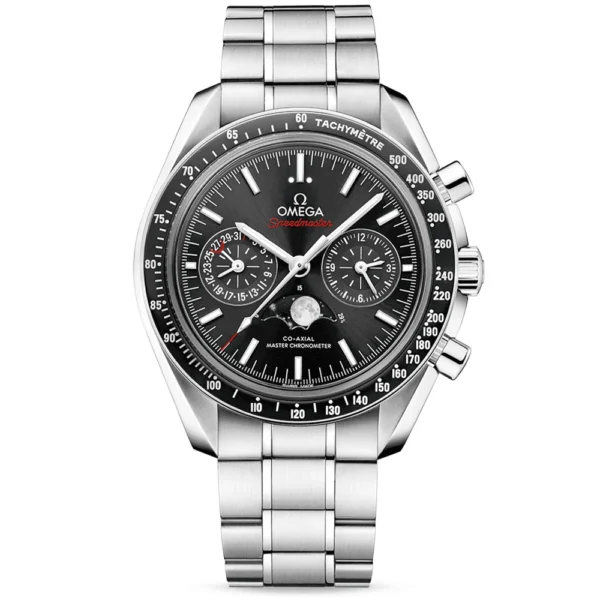 OMEGA Speedmaster 38mm Black Dial & Bezel Automatic Chronograph Watch