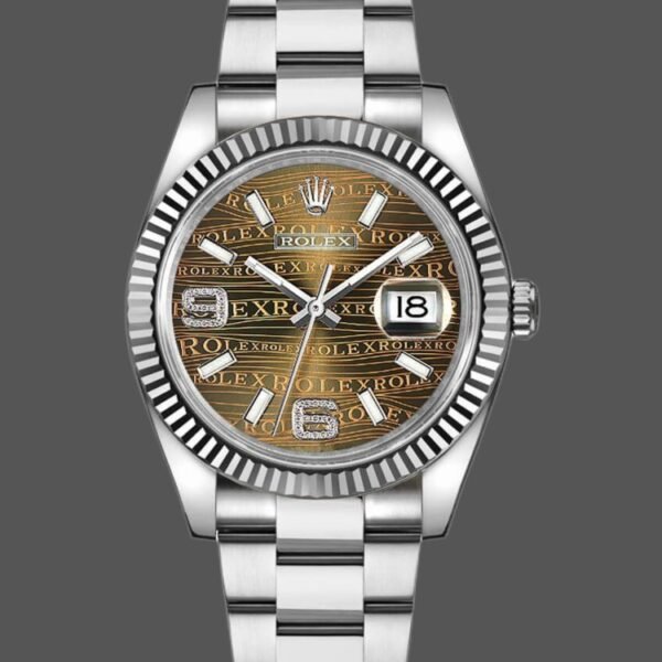 Rolex Datejust 116234 Stainless Steel Case Bronze Dial 36mm Unisex Replica Watch