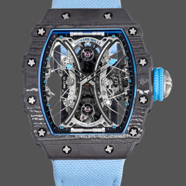 Richard Mille RM 53-01 Tourbillon Pablo Mac Donough Blue Rubber Strap