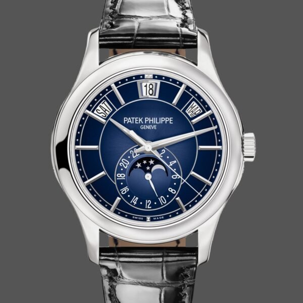 Replica Patek Philippe Complications Annual Calendar White Gold 5205G 010 40mm Mens Watch