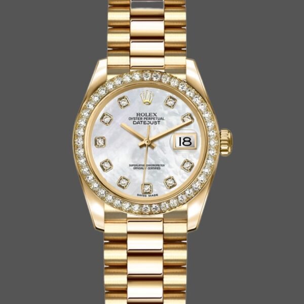 Rolex Datejust 179138 Silver Diamond Dial 26MM Lady Replica Watch