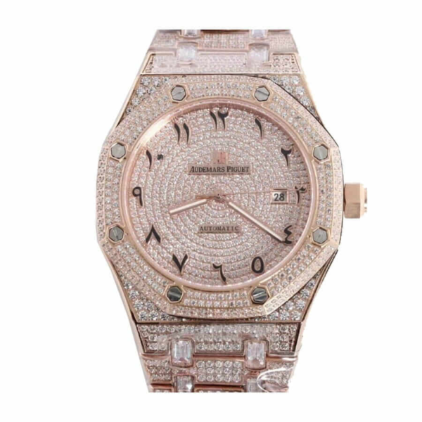 Audemars Piguet Royal Oak Iced Out Yellow Gold Replica