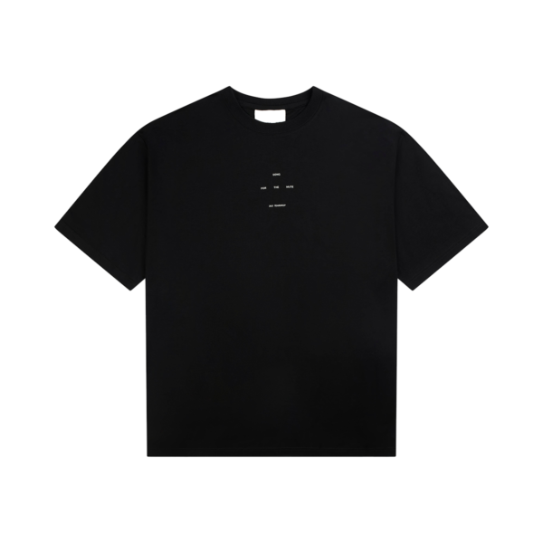 'LOGO'' OVERSIZED TEE "Black" 251 MTS018P1 LUXEBLK