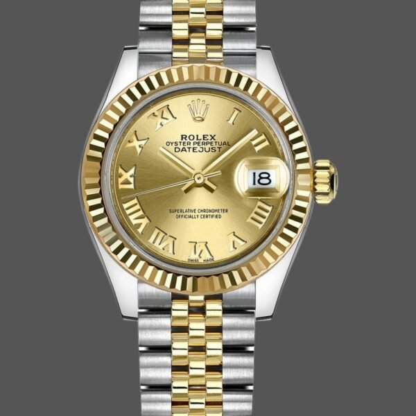 Rolex Datejust 279173 Lavender Purple Diamond Dial Fluted Bezel 28mm Lady Replica Watch