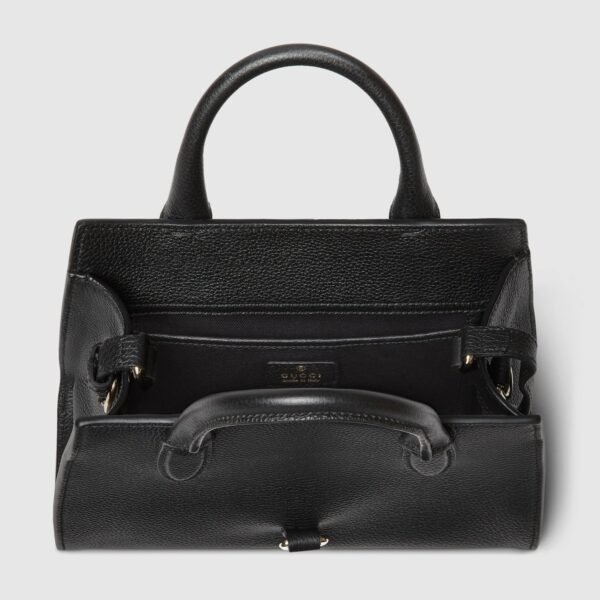 Small Tote Bag With Hook Closure