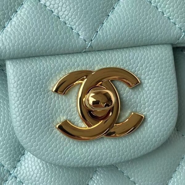 Chanel Small Classic Handbag Caviar Gold Hardware