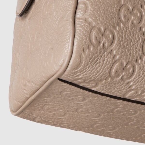 GG Emblem small top handle bag