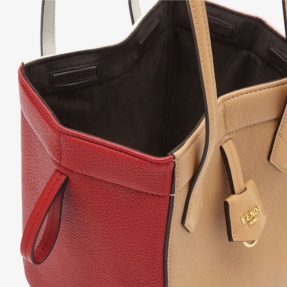 Fendi Origami Mini Transformable Suede and Leather Mini Bag