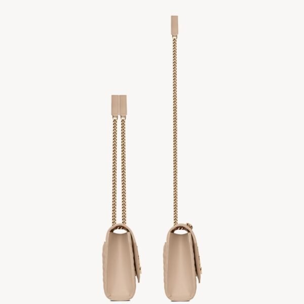 YSL Envelope Medium in Quilted Grain De Poudre Embossed Leather