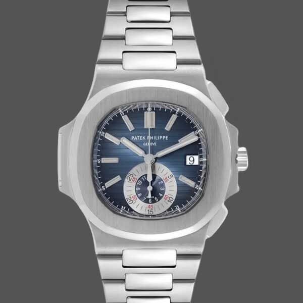 Patek Philippe Nautilus Chronograph Stainless Steel Black Dial 5980 1A 014