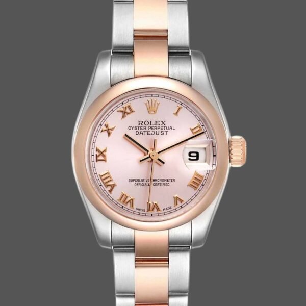 Rolex Datejust 179161 Stainless Steel and Everose Gold Pink Index Dial 26MM Lady Replica Watch