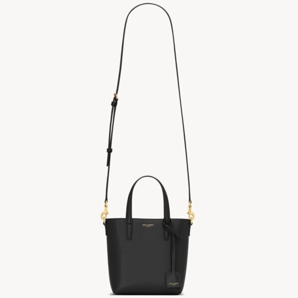 YSL Mini Toy Shopping Saint Laurent in Box Leather