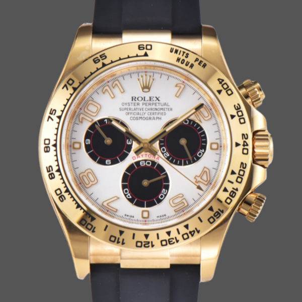 Rolex Cosmograph Daytona Yellow Gold Case Blue Dial 116518 Men’s Watch