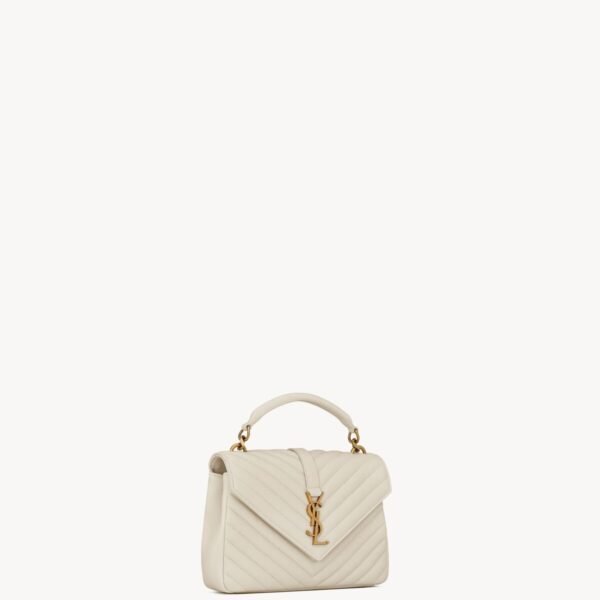 YSL College Medium in Quilted Leather