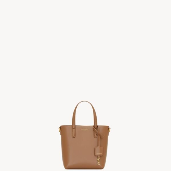 YSL Mini Toy Shopping Saint Laurent in Box Leather