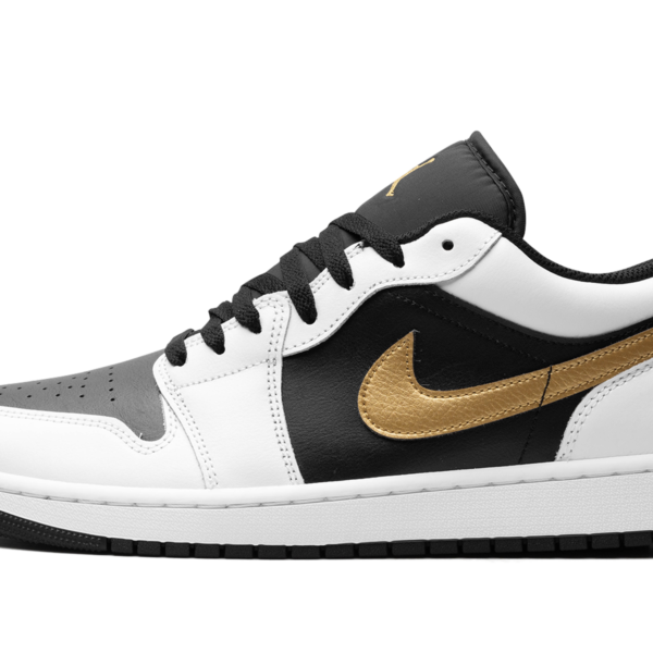 Air Jordan 1 Low "Gold Swoosh" 553558 172