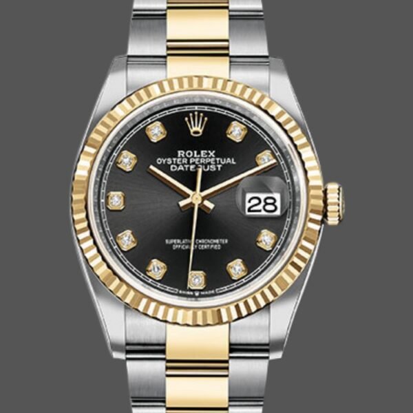Rolex Datejust 126233 Black Diamond Dial 36MM Unisex Replica Watch