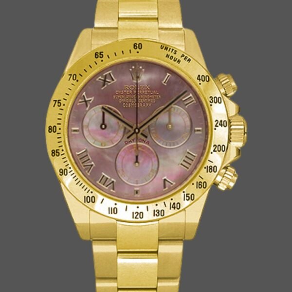 Rolex Cosmograph Daytona 116528 Champagne Diamond Dial 40mm Mens Replica Watch