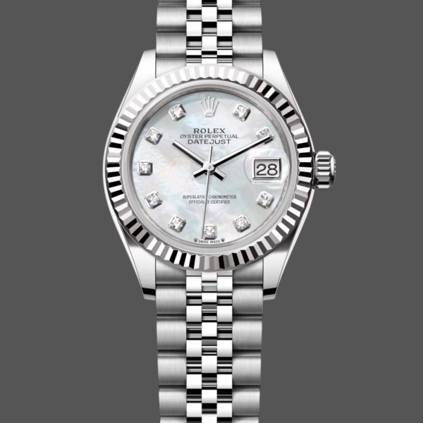 Rolex Datejust 279174 Stainless Steel Silver Diamond Dial 28mm Lady Replica Watch