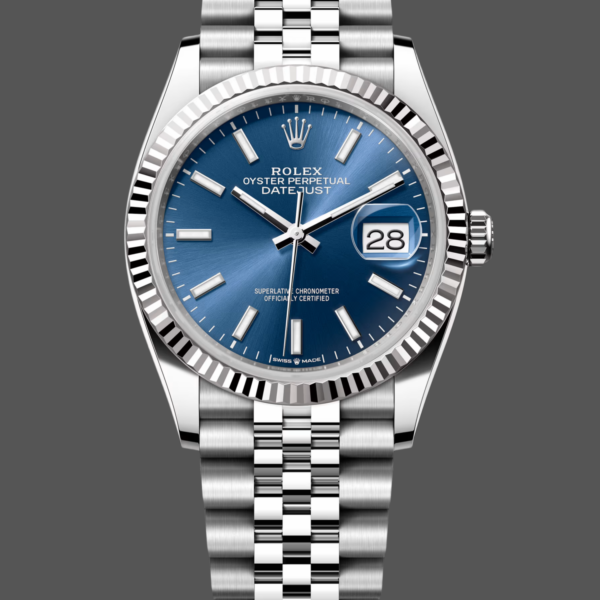 Rolex Datejust 126234 Blue Diamond Dial 36MM Unisex Replica Watch