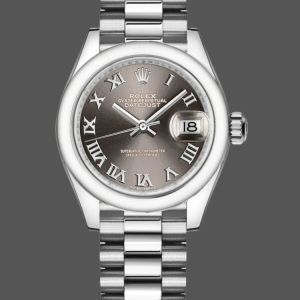 Rolex Datejust 279166 Silve Dial Diamond Domed Bezel 28mm Lady Replica Watch