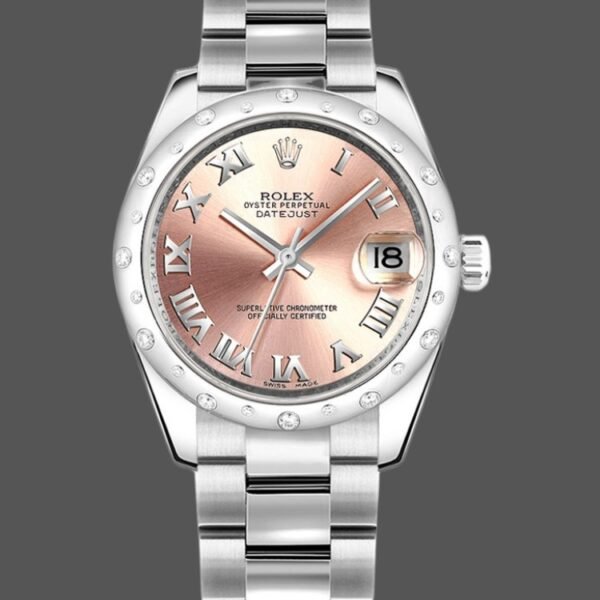 Rolex Datejust 178344 Pink Dial Jubilee Bracelet 31MM Lady Replica Watch