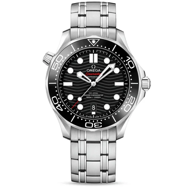 OMEGA Seamaster Diver 300m 42mm Black Dial Men’s Rubber Strap Watch