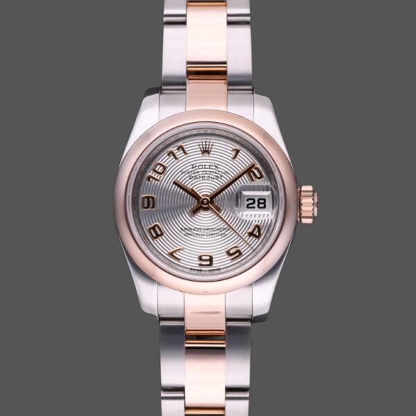 Rolex Datejust 179161 Stainless Steel and Everose Gold Chocolate Brown Dial 26MM Lady Replica Watch