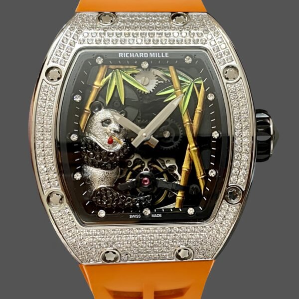 Richard Mille RM 011 03 Stainless Steel & 18K Gold Diamond Bezel