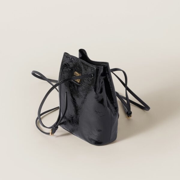 Nappa hobo bag with logo