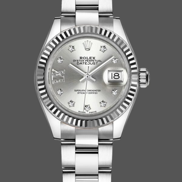 Rolex Datejust 279174 Stainless Steel White Roman Numeral Dial 28mm Lady Replica Watch