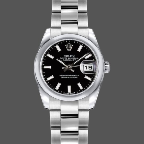 Rolex Datejust 179160 Domed Bezel Blue Index Dial 26MM Lady Replica Watch